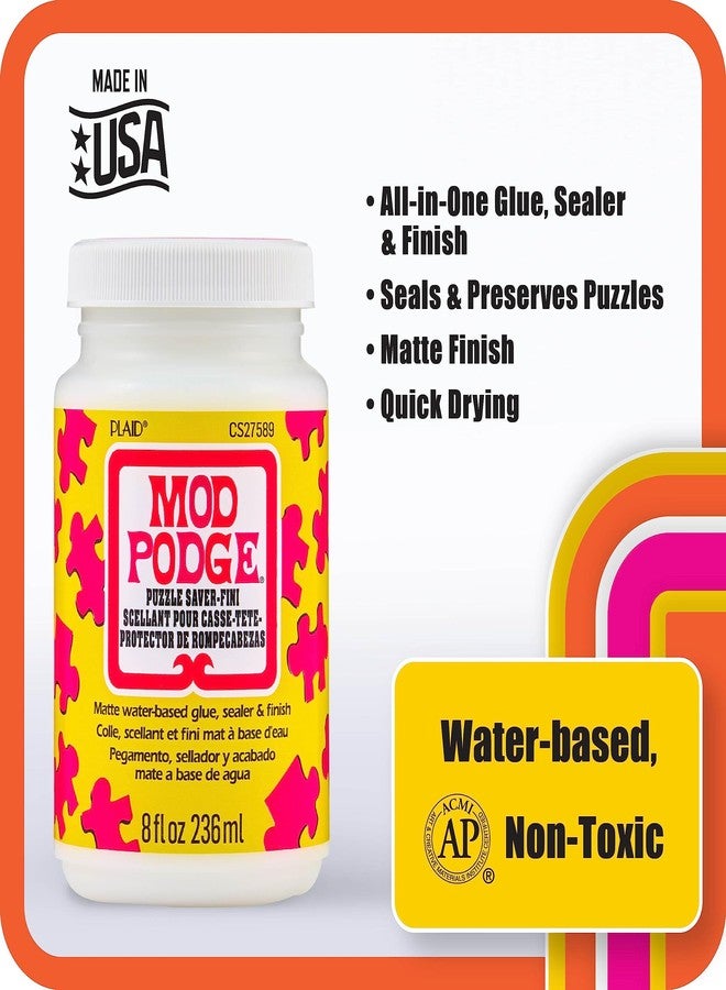 Mod Podge Puzzle Saver, Premium Matte All-in-One Glue, Sealer, and Finish, 8 fl oz, CS27589 - Image 3